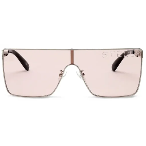 Stella McCartney - Square Silver Sunglasses - Silver Pink - Sunglasses - Eyewear - Avvenice^ Sunglasses & Eyewear