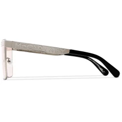 Stella McCartney - Square Silver Sunglasses - Silver Pink - Sunglasses - Eyewear - Avvenice^ Sunglasses & Eyewear