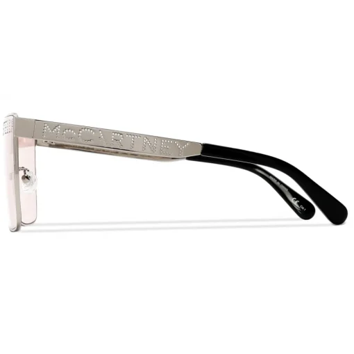 Stella McCartney - Square Silver Sunglasses - Silver Pink - Sunglasses - Eyewear - Avvenice^ Sunglasses & Eyewear