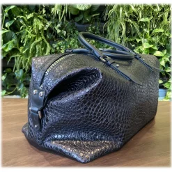 Su\u00e8i Suèi - Bag of Calf Leather - Black - Handmade in Italy - Luxury Exclusive Collection - Avvenice