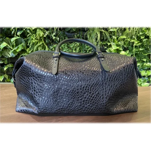 Su\u00e8i Suèi - Bag of Calf Leather - Black - Handmade in Italy - Luxury Exclusive Collection - Avvenice