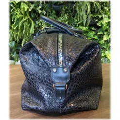 Su\u00e8i Suèi - Bag of Calf Leather - Black - Handmade in Italy - Luxury Exclusive Collection - Avvenice