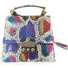 Su\u00e8i Suèi - Bag of Medium Size of Python Leather - Burgun - Handmade in Italy - Luxury Exclusive Collection - Avvenice^ Bags