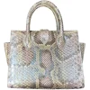 Su\u00e8i Suèi - Bag of Medium Size of Python Leather - Rose - Handmade in Italy - Luxury Exclusive Collection - Avvenice^ Bags