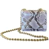 Su\u00e8i Suèi - Bag of Mini Size of Python Leather - Rose - Handmade in Italy - Luxury Exclusive Collection - Avvenice