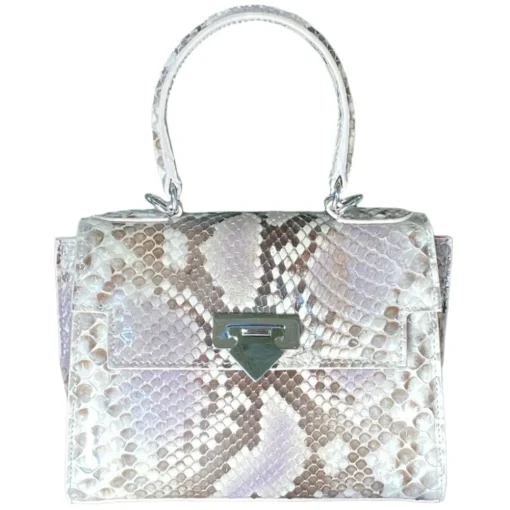 Su\u00e8i Suèi - Bag of Small Size of Python Leather - Rose - Handmade in Italy - Luxury Exclusive Collection - Avvenice^ Bags