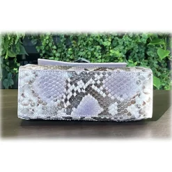 Su\u00e8i Suèi - Bag of Small Size of Python Leather - Rose - Handmade in Italy - Luxury Exclusive Collection - Avvenice^ Bags