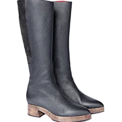 Su\u00e8i Suèi - Black Boots with Rhinestone Rooster - Black - Dark Brown - Handmade in Italy - Luxury Exclusive Collection - Avvenice^ Shoes