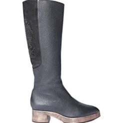 Su\u00e8i Suèi - Black Boots with Rhinestone Rooster - Black - Dark Brown - Handmade in Italy - Luxury Exclusive Collection - Avvenice^ Shoes