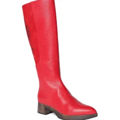 Su\u00e8i Suèi - Boots with Rhinestone Rooster - Red - Black - Handmade in Italy - Luxury Exclusive Collection - Avvenice