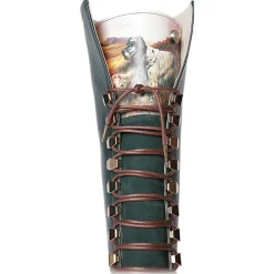 Su\u00e8i Suèi - High Lace-Ups Boots with Setters Art Printing - Handmade in Italy - Luxury Exclusive Collection - Avvenice