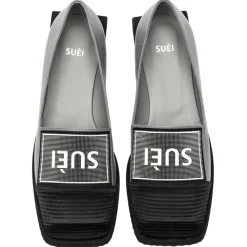 Su\u00e8i Suèi - Loafers With Patch and Squared Heels - Handmade in Italy - Luxury Exclusive Collection - Avvenice