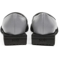 Su\u00e8i Suèi - Loafers With Patch and Squared Heels - Handmade in Italy - Luxury Exclusive Collection - Avvenice