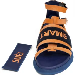 Su\u00e8i Suèi - Sandals With Velcro Smart/Suèi - Handmade in Italy - Luxury Exclusive Collection - Avvenice