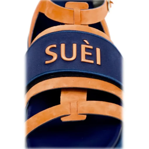 Su\u00e8i Suèi - Sandals With Velcro Smart/Suèi - Handmade in Italy - Luxury Exclusive Collection - Avvenice