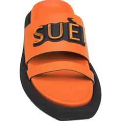 Su\u00e8i Suèi - Slippers in Orange - Handmade in Italy - Luxury Exclusive Collection - Avvenice^ Shoes