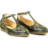 Su\u00e8i Suèi - T-Bar Ballerina of Beige Calf - Handmade in Italy - Luxury Exclusive Collection - Avvenice