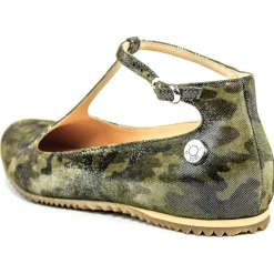 Su\u00e8i Suèi - T-Bar Ballerina of Beige Calf - Handmade in Italy - Luxury Exclusive Collection - Avvenice