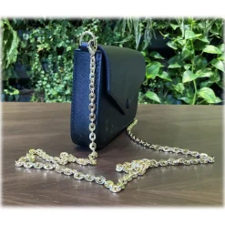 Su\u00e8i Suèi - Wallet of Calf Leather - Black - Handmade in Italy - Luxury Exclusive Collection - Avvenice