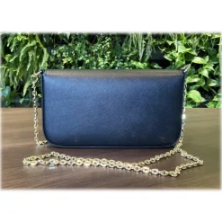 Su\u00e8i Suèi - Wallet of Calf Leather - Black - Handmade in Italy - Luxury Exclusive Collection - Avvenice