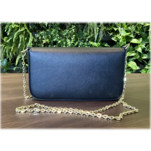 Su\u00e8i Suèi - Wallet of Calf Leather - Black - Handmade in Italy - Luxury Exclusive Collection - Avvenice