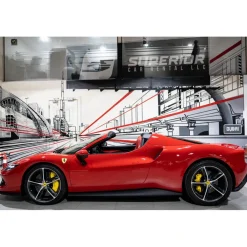 Superior Car Rental - Ferrari 296 GTS - Red - Exclusive Luxury Rent - Avvenice^ Supercar