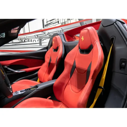 Superior Car Rental - Ferrari 296 GTS - Red - Exclusive Luxury Rent - Avvenice^ Supercar