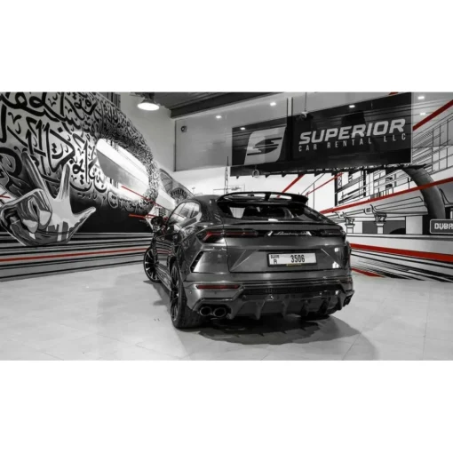 Superior Car Rental - Lamborghini Urus - Gray - Exclusive Luxury Rent - Avvenice^ Supercar