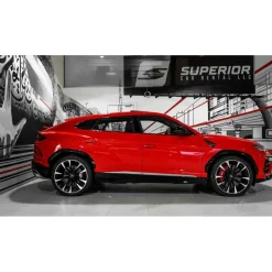 Superior Car Rental - Lamborghini Urus - Red - Exclusive Luxury Rent - Avvenice^ Supercar