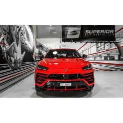 Superior Car Rental - Lamborghini Urus - Red - Exclusive Luxury Rent - Avvenice^ Supercar