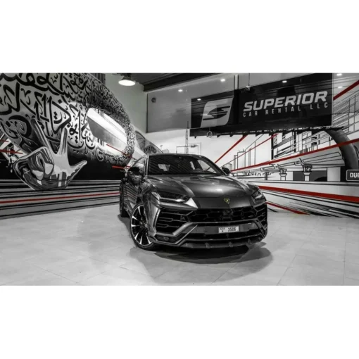 Superior Car Rental - Lamborghini Urus - Gray - Exclusive Luxury Rent - Avvenice^ Supercar