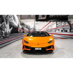 Superior Car Rental - Lamborghini Huracán EVO Spyder - Orange - Exclusive Luxury Rent - Avvenice^ Supercar
