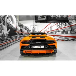 Superior Car Rental - Lamborghini Huracán EVO Spyder - Orange - Exclusive Luxury Rent - Avvenice^ Supercar