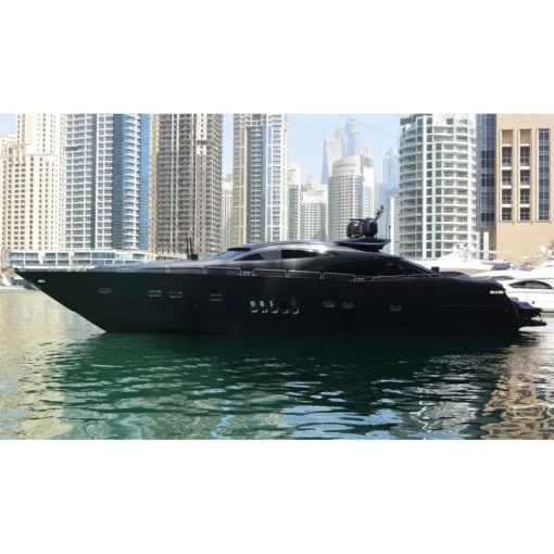 Superior Car Rental - Luxury VIP Yacht Rental - 95 ft Sunseeker Black Predator - Exclusive Luxury Rent - Avvenice^ Boats