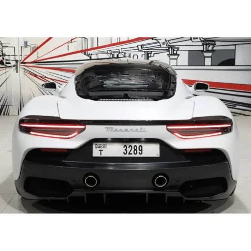 Superior Car Rental - Maserati MC20 - White - Exclusive Luxury Rent - Avvenice^ Supercar