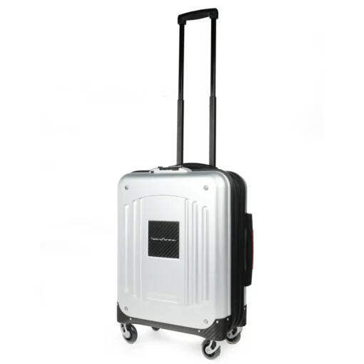 TecknoMonster - Akille - Aluminum and Aeronautical Carbon Fibre Trolley Suitcase - Avvenice^ Bags & Trolley | Luggage