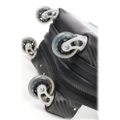 TecknoMonster - Akille - Aluminum and Aeronautical Carbon Fibre Trolley Suitcase - Avvenice^ Bags & Trolley | Luggage