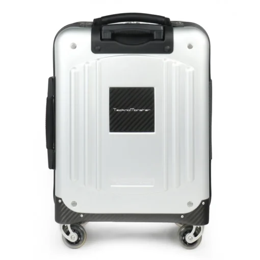 TecknoMonster - Akille - Aluminum and Aeronautical Carbon Fibre Trolley Suitcase - Avvenice^ Bags & Trolley | Luggage