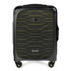 Lamborghini TecknoMonster - Automobili - Trolley - Fastrack Titanium and Alcantara® Wheeled Suitcase - Black Carpet Collection - Avvenice^ Bags & Trolley | Luggage