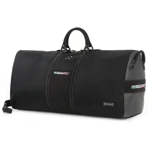 Lamborghini TecknoMonster - Automobili - Aventador S Bag in Carbon Fiber and Alcantara® - Black Carpet Collection - Avvenice
