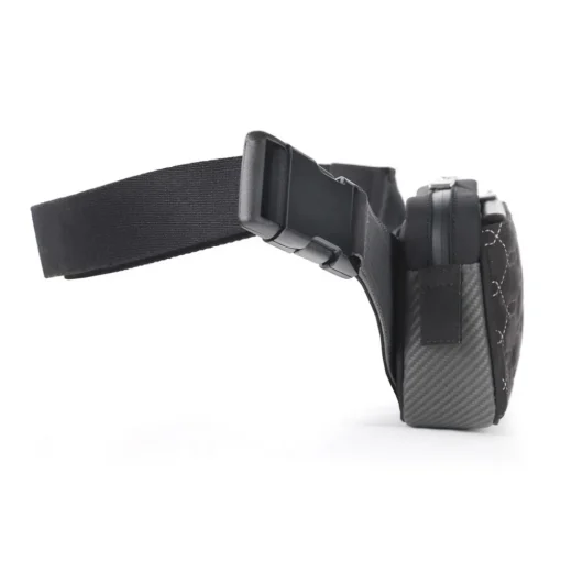 Lamborghini TecknoMonster - Automobili - Zingo Waist Bag in Carbon Fiber and Alcantara® - Black Carpet Collection - Avvenice