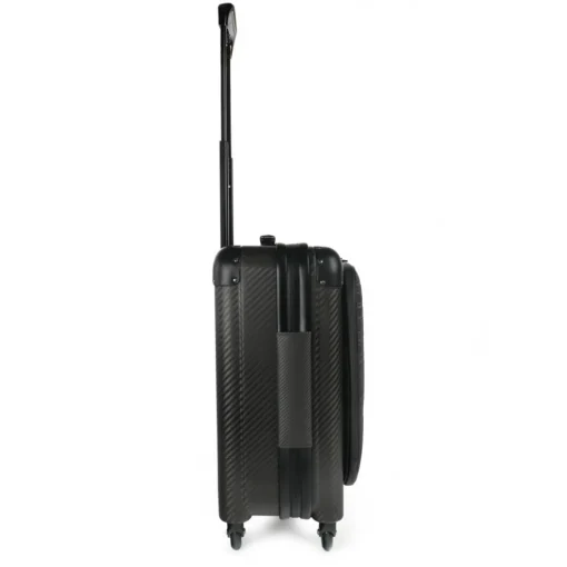 Lamborghini TecknoMonster - Automobili - Trolley - Fastrack Titanium and Alcantara® Wheeled Suitcase - Black Carpet Collection - Avvenice^ Bags & Trolley | Luggage