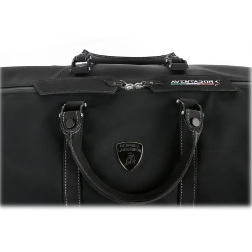 Lamborghini TecknoMonster - Automobili - Aventador S Bag in Carbon Fiber and Alcantara® - Black Carpet Collection - Avvenice