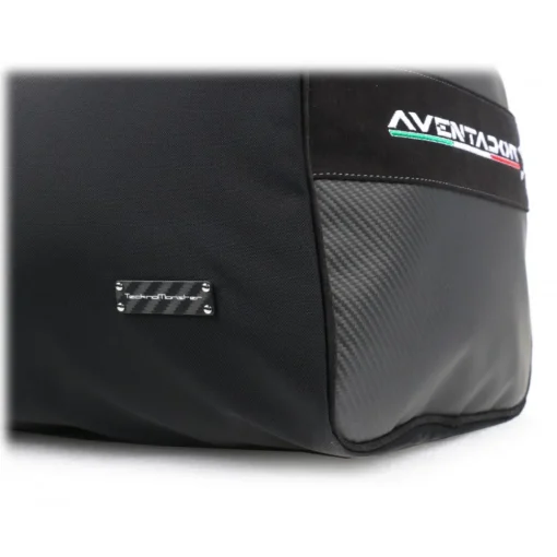 Lamborghini TecknoMonster - Automobili - Aventador S Bag in Carbon Fiber and Alcantara® - Black Carpet Collection - Avvenice