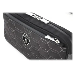 Lamborghini TecknoMonster - Automobili - Zingo Waist Bag in Carbon Fiber and Alcantara® - Black Carpet Collection - Avvenice