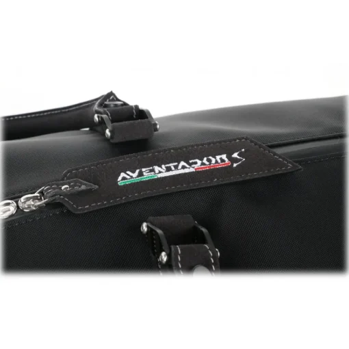Lamborghini TecknoMonster - Automobili - Aventador S Bag in Carbon Fiber and Alcantara® - Black Carpet Collection - Avvenice