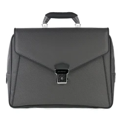 TecknoMonster - Avia Slim - Business Bag in Aeronautical and Leather Carbon Fiber - Luxury - Handmade in Italy - Avvenice^ Bags & Trolley | Bags