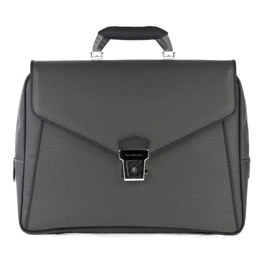 TecknoMonster - Avia Slim - Business Bag in Aeronautical and Leather Carbon Fiber - Luxury - Handmade in Italy - Avvenice^ Bags & Trolley | Bags