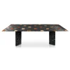 TecknoMonster - Kagrande 8 - Aeronautical Carbon Fiber Board and Double Marble Base Table - Avvenice^ Furniture | Furnishings