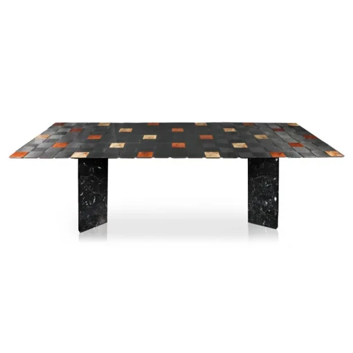 TecknoMonster - Kagrande 8 - Aeronautical Carbon Fiber Board and Double Marble Base Table - Avvenice^ Furniture | Furnishings